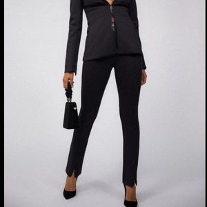 Stretch Black Pants Good American L